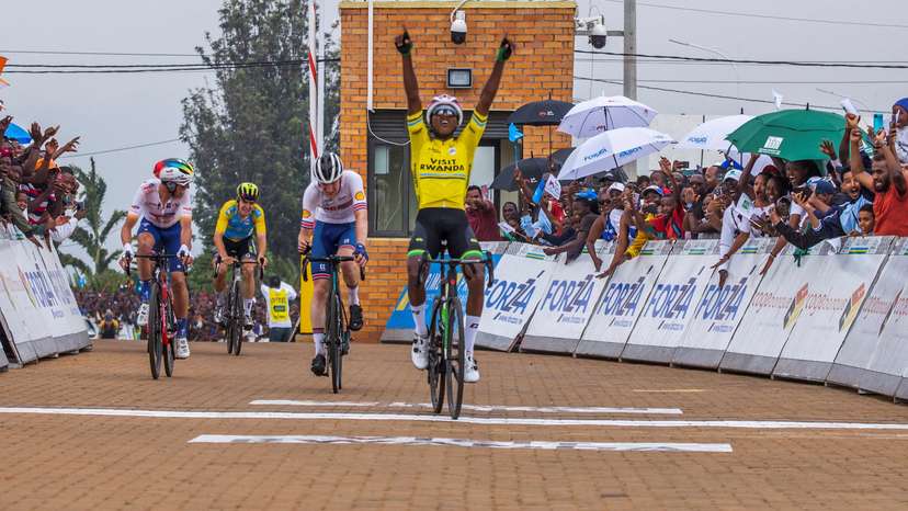 FILE PHOTO: Henok Mulueberhane crowned champion of Tour du Rwanda 2023 in Kigali