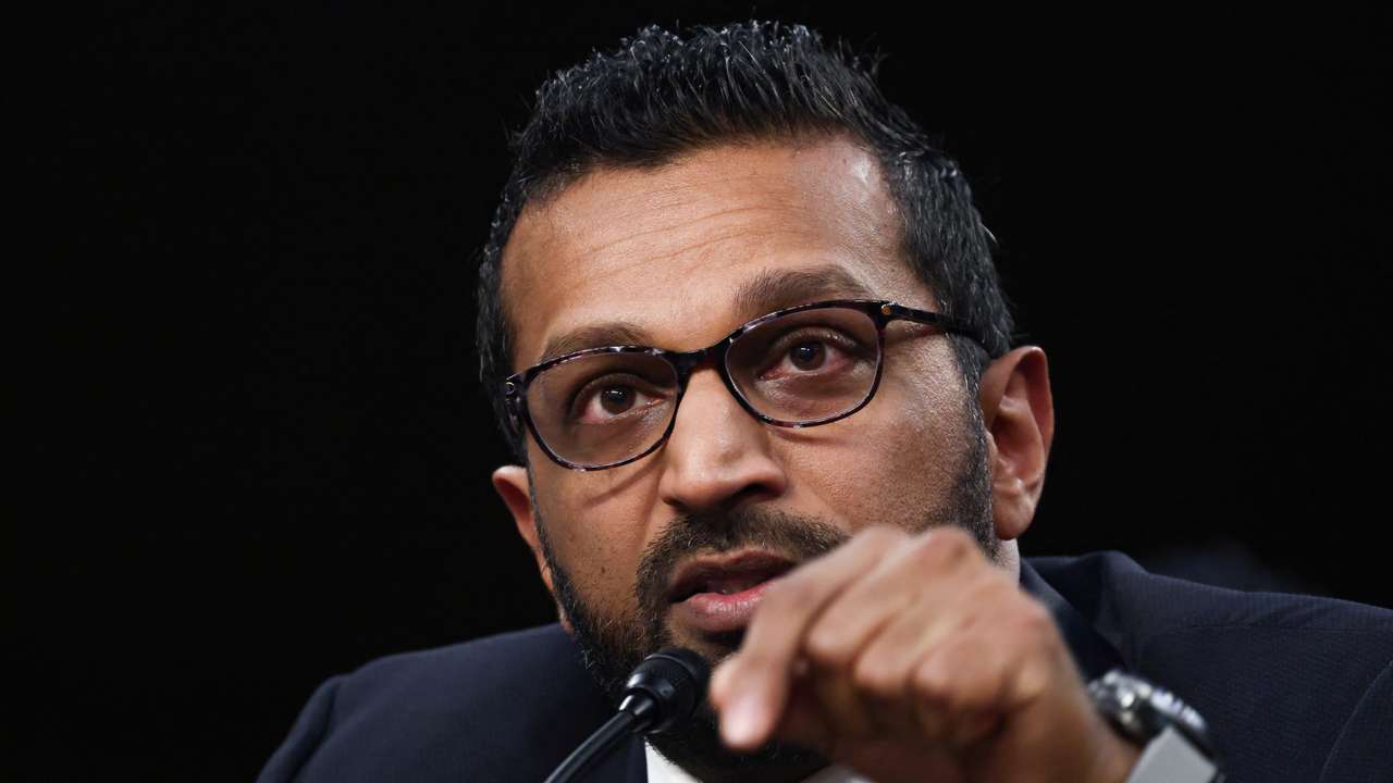 Kash Patel, before a Senate Judiciary Committee confirmation hearing, in Washington