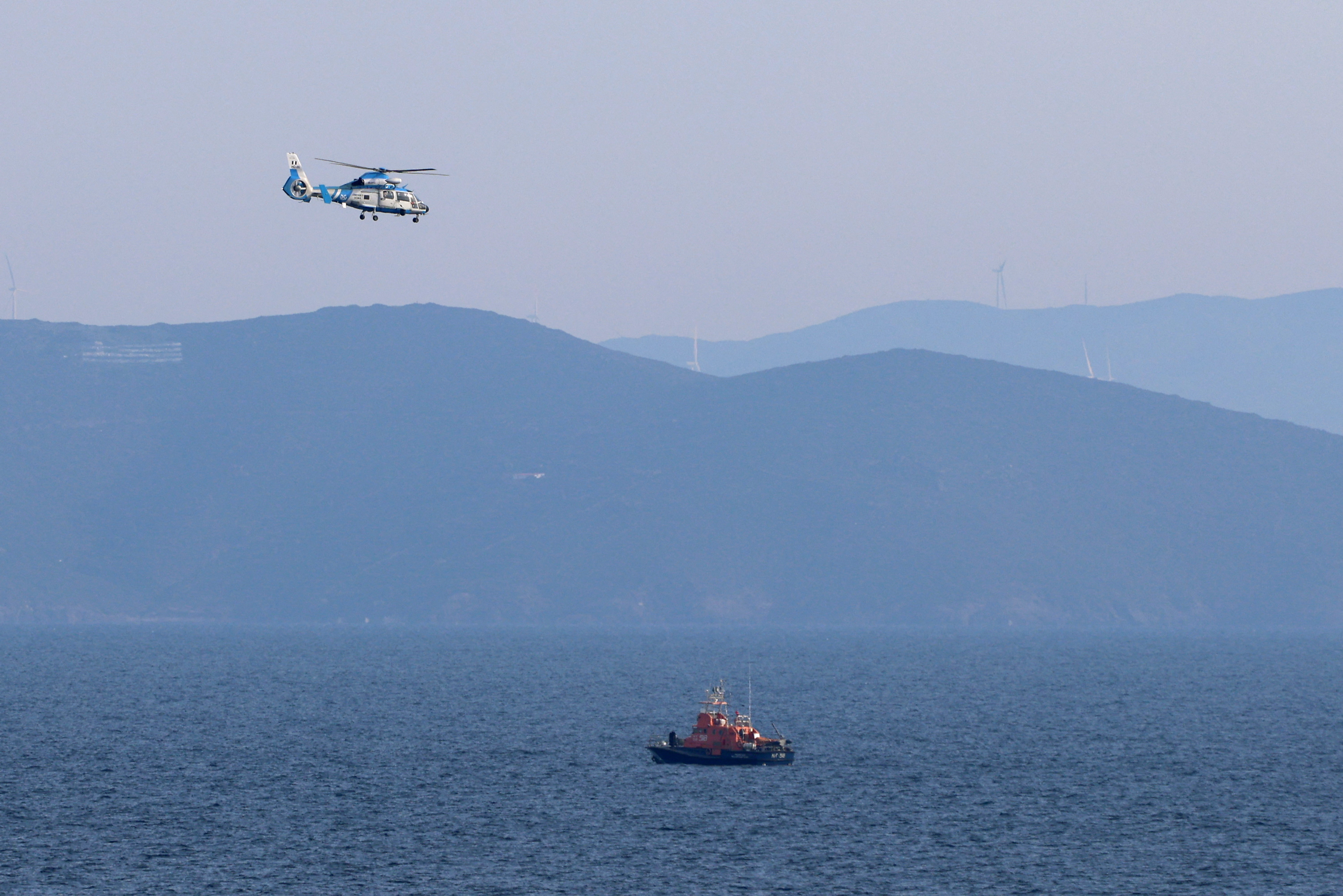 SAR operation off Greece’s Chios island after boat collision with coast guard