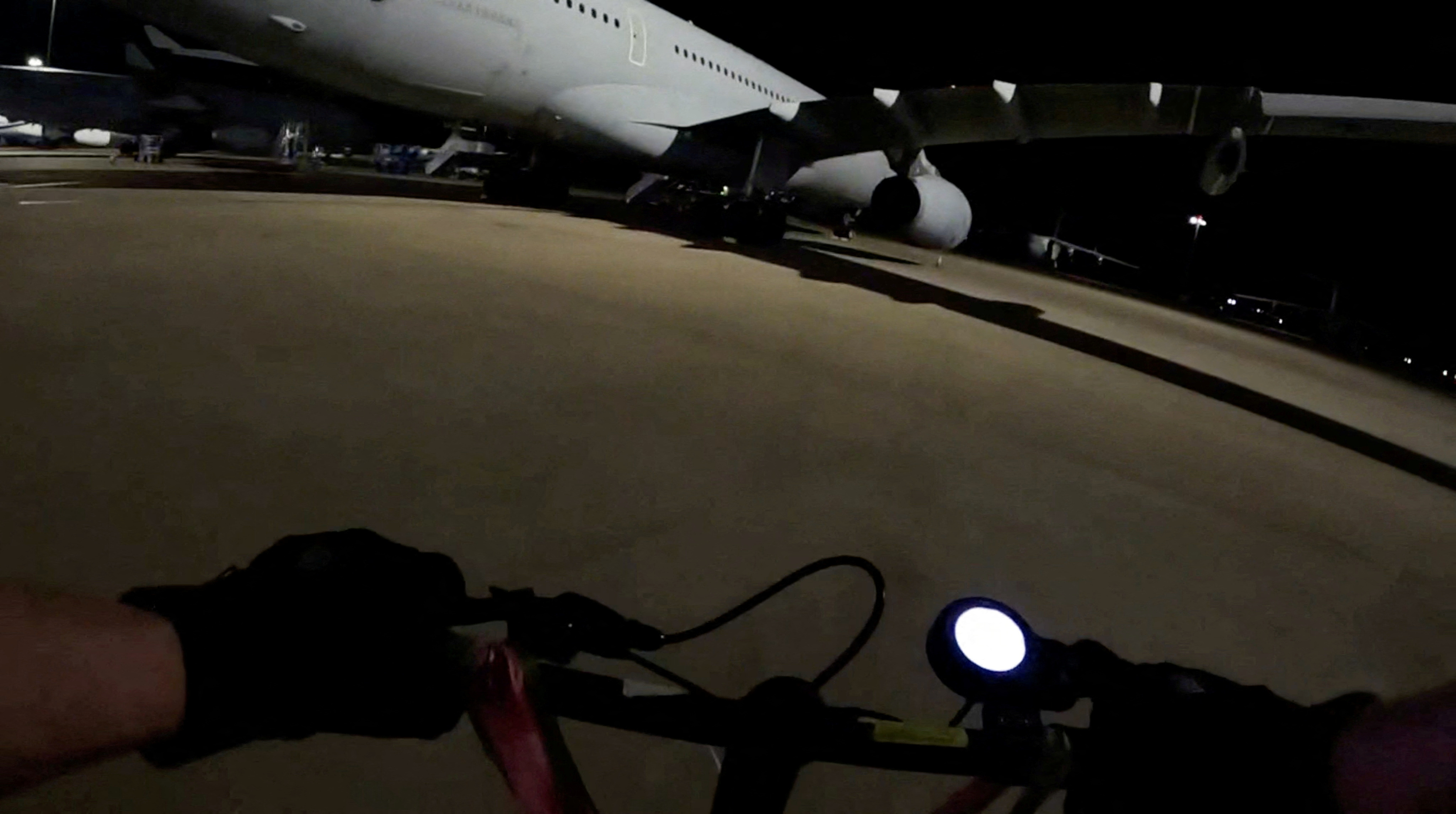 Palestine Action activist approaches military aircraft at RAF Brize Norton to damage it
