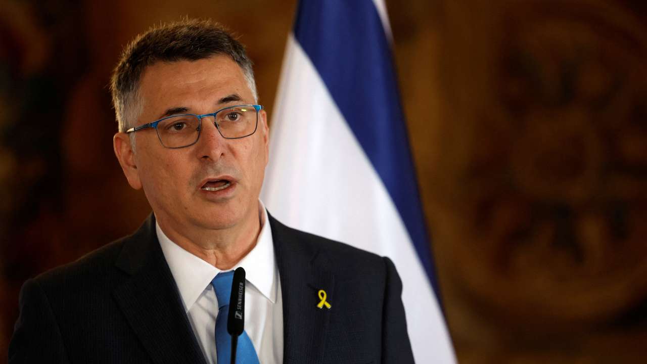 Israel's Foreign Minister Gideon Saar meets his Czech counterpart in Prague