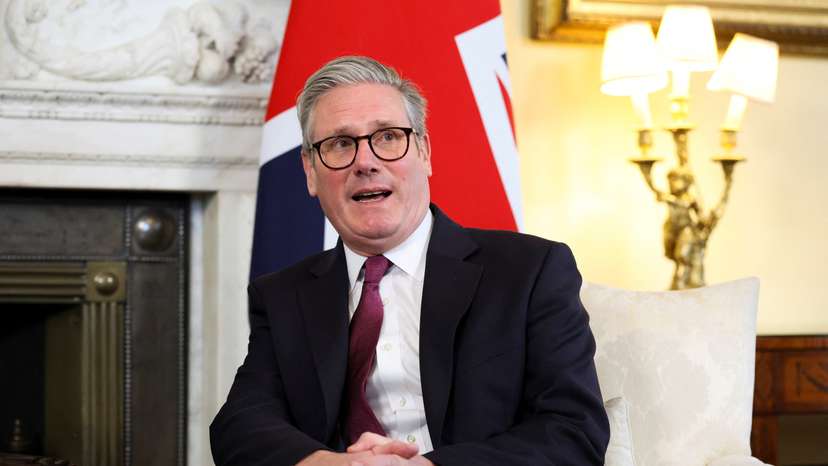 Finnish President Alexander Stubb visits Downing Street in London