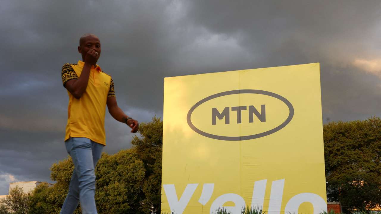 FILE PHOTO: MTN downgrades medium-term margin target for South Africa on power outages