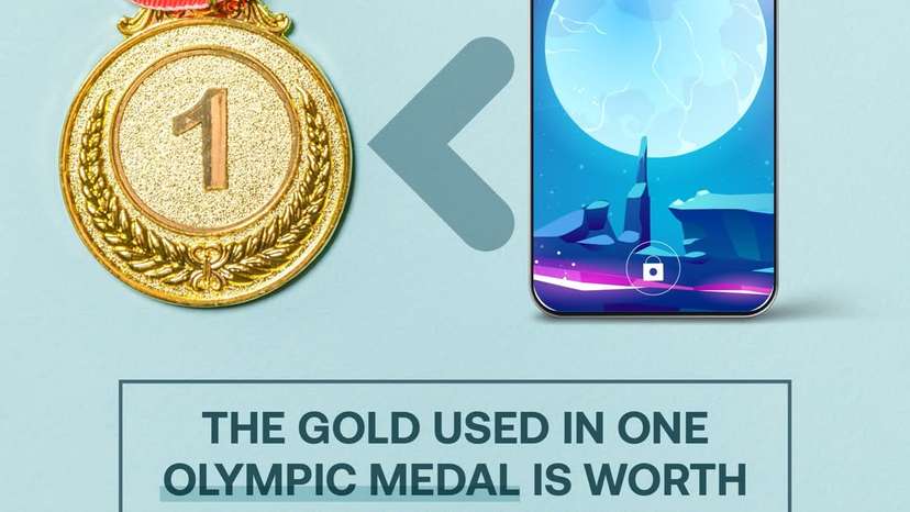 How an Olympic gold medal costs less than a high-end smartphone