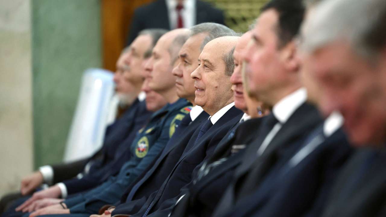 Russia's FSB Director Bortnikov attends meeting of collegium of Prosecutor General's office in Moscow