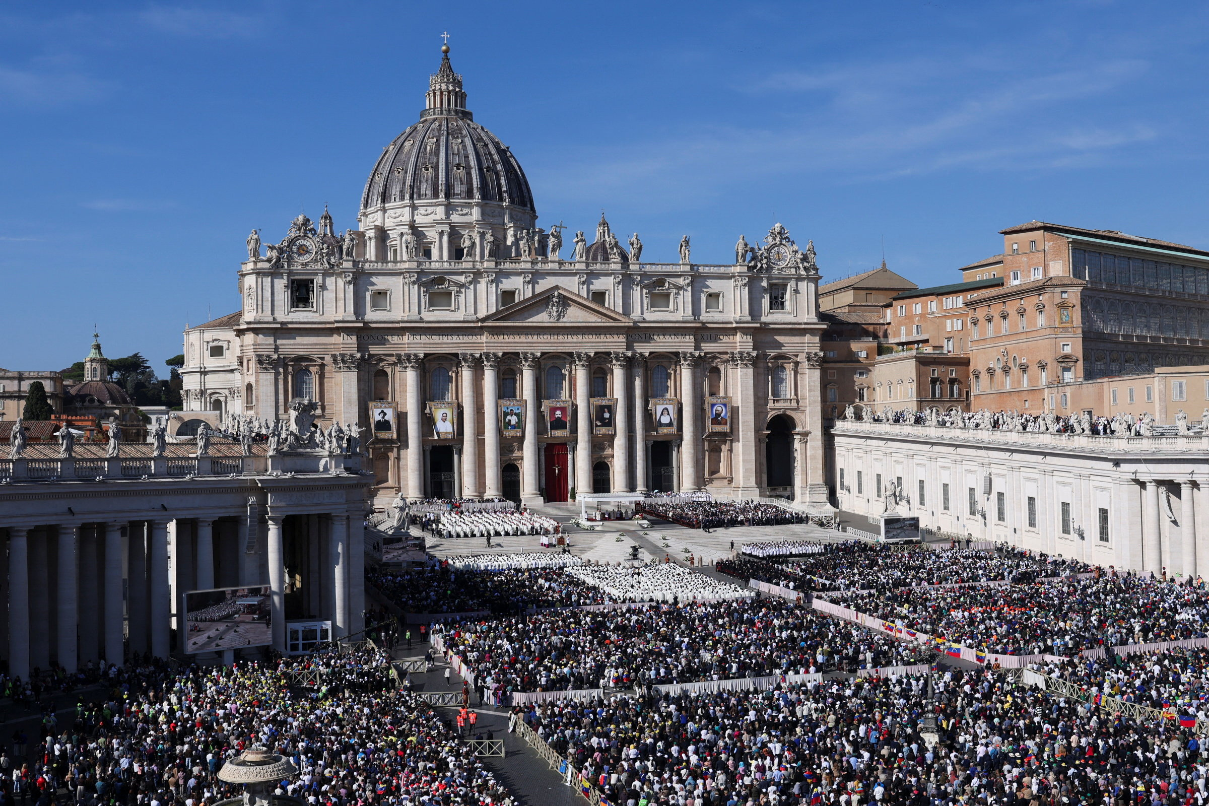 A general view of St. Peter's Square at the Vatican
