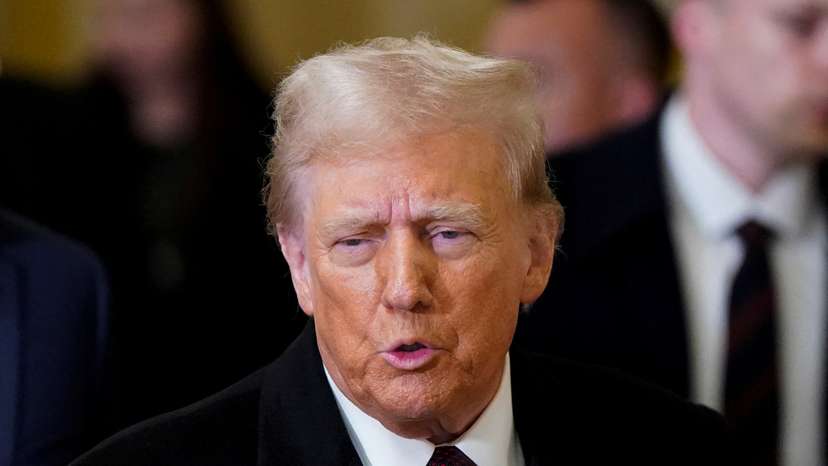 U.S. President-elect Donald Trump at the U.S. Capitol in Washington