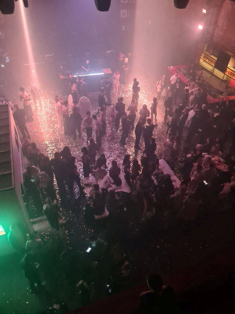 FILE PHOTO: People attend an "almost naked" party at Moscow's Mutabor nightclub