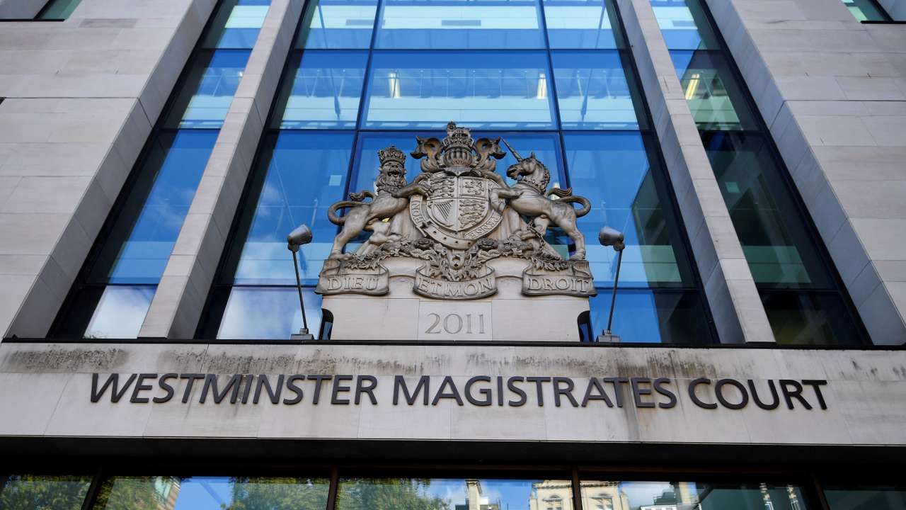 FILE PHOTO: A general view of Westminster Magistrates' Court in London