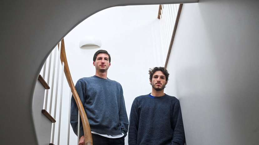 Sons of jailed former Pakistani prime minister Imran Khan speak during an interview with Reuters in London