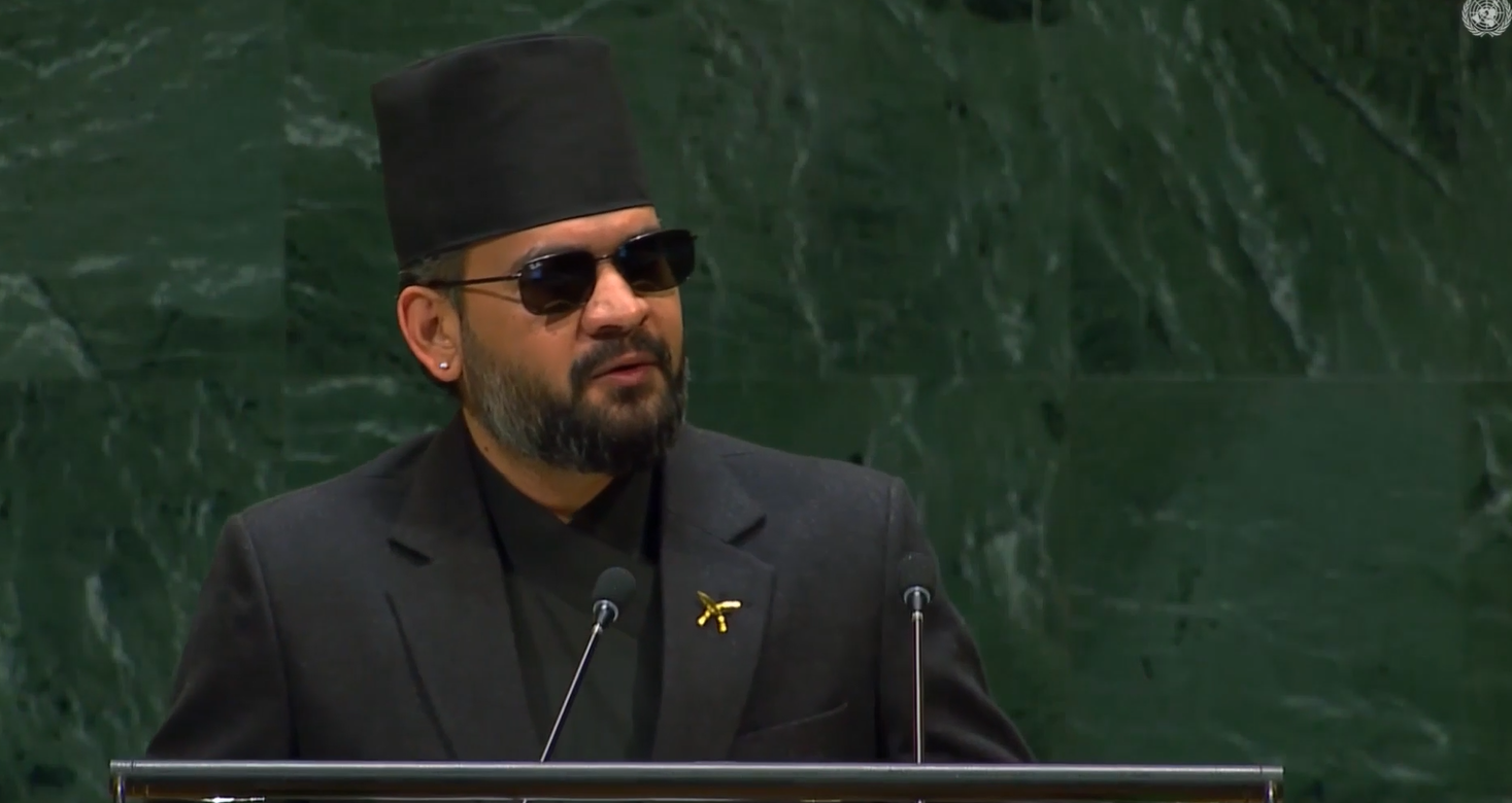 Nepal PM denounces global injustice over climate and war