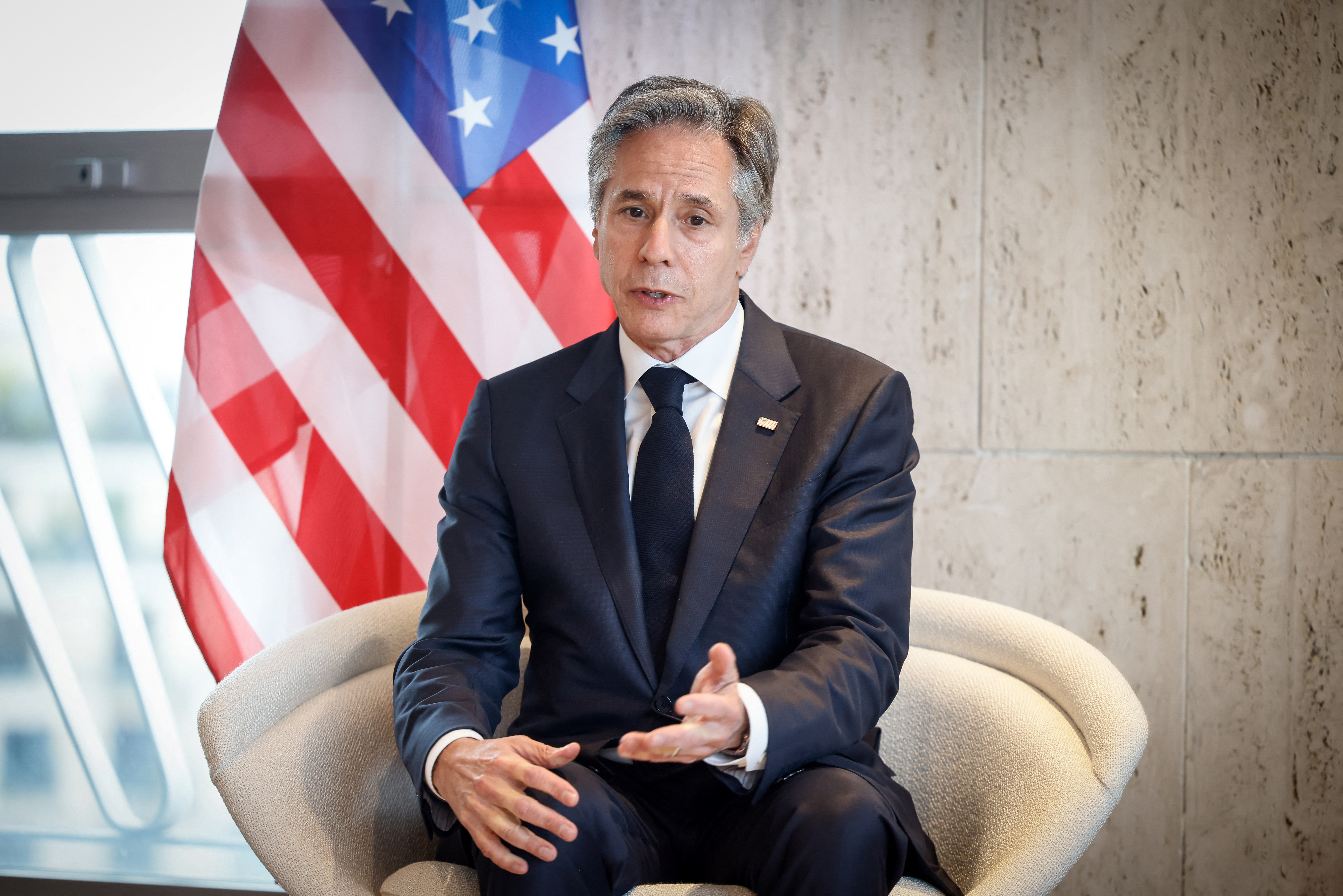 U.S. Secretary of State Antony Blinken visits UNESCO headquarters in Paris