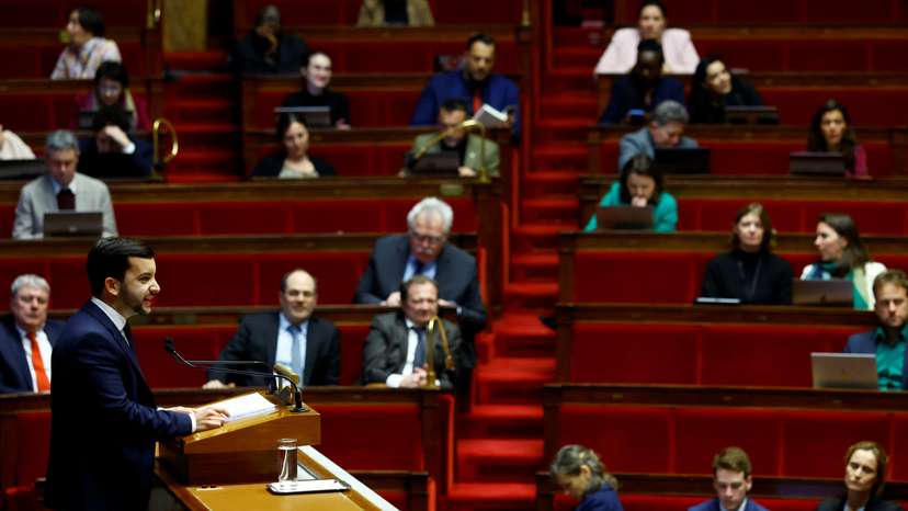 Vote on the 'special law' budget at the National Assembly in Paris