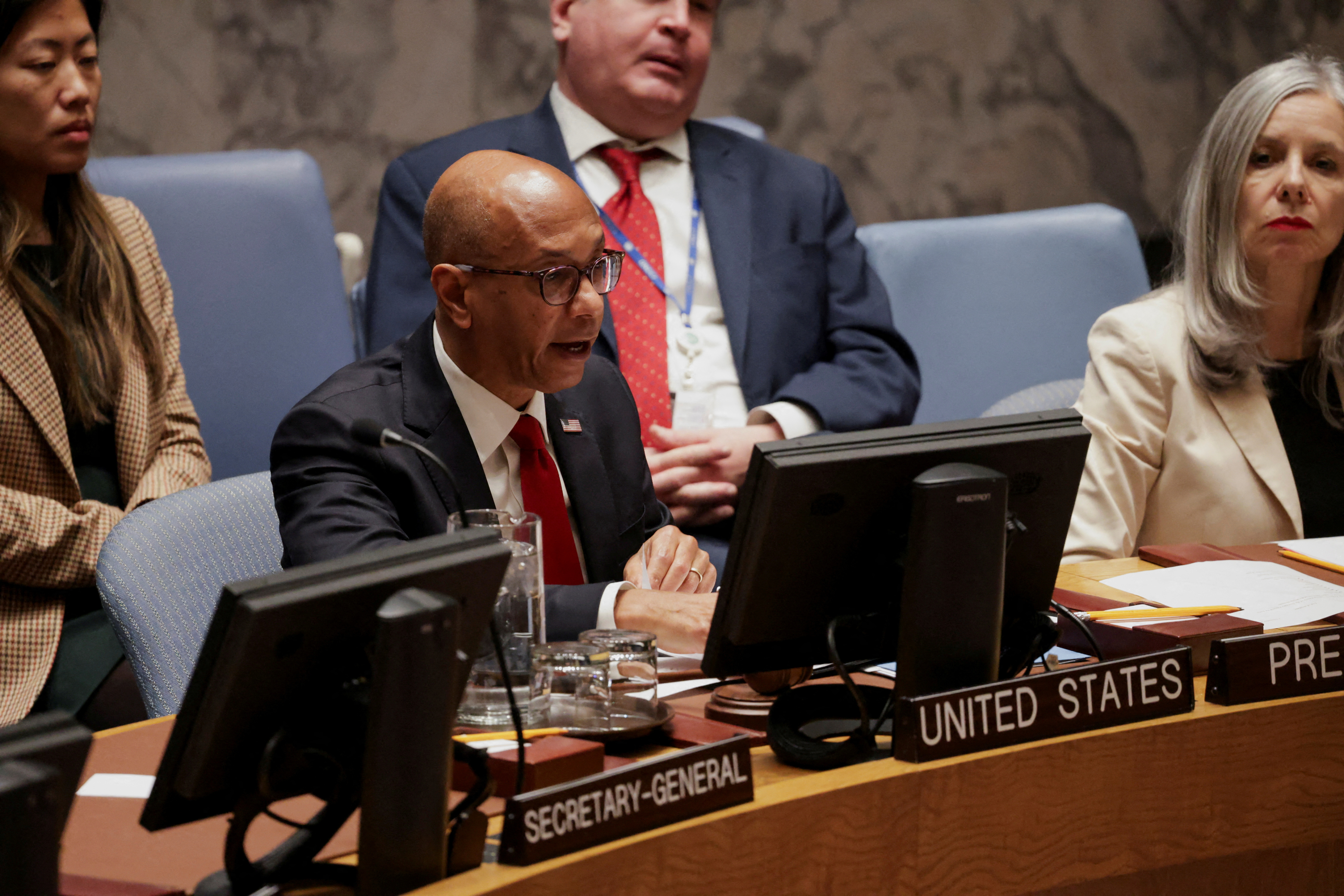 FILE PHOTO: Meeting of the Security Council on Syria at U.N. headquarters in New York