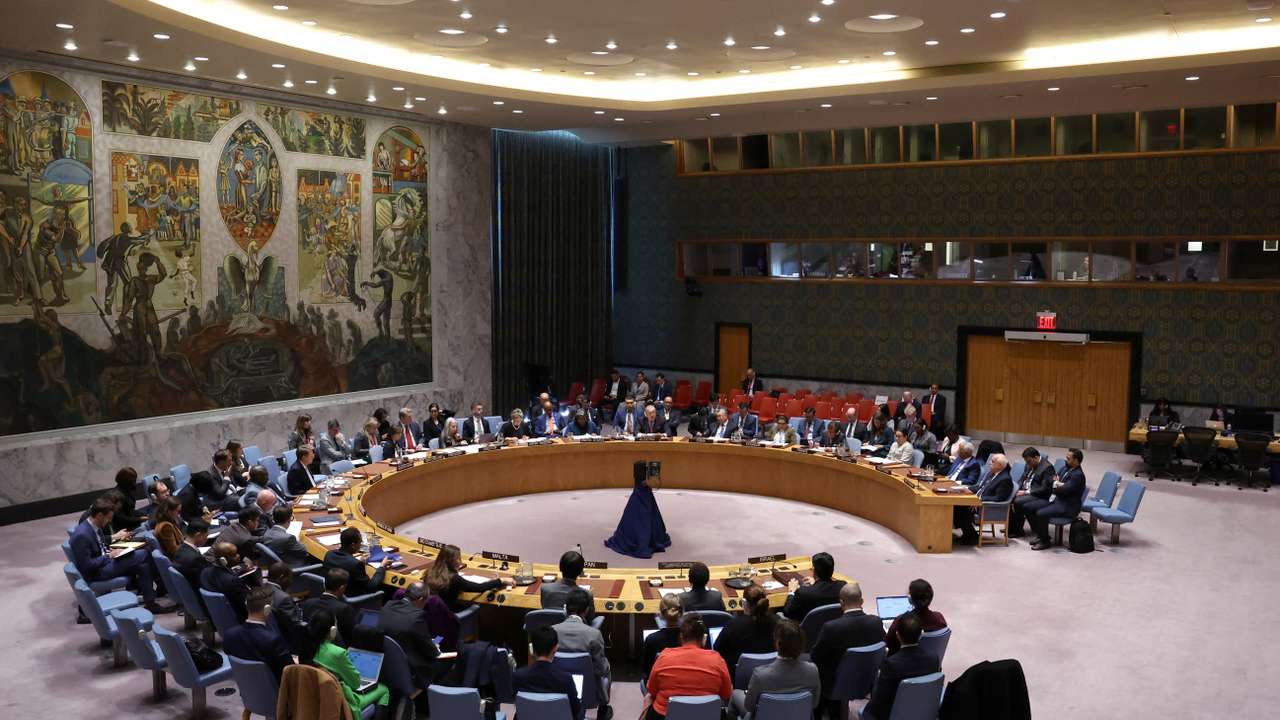 United Nations Security Council meeting at U.N. headquarters in New York