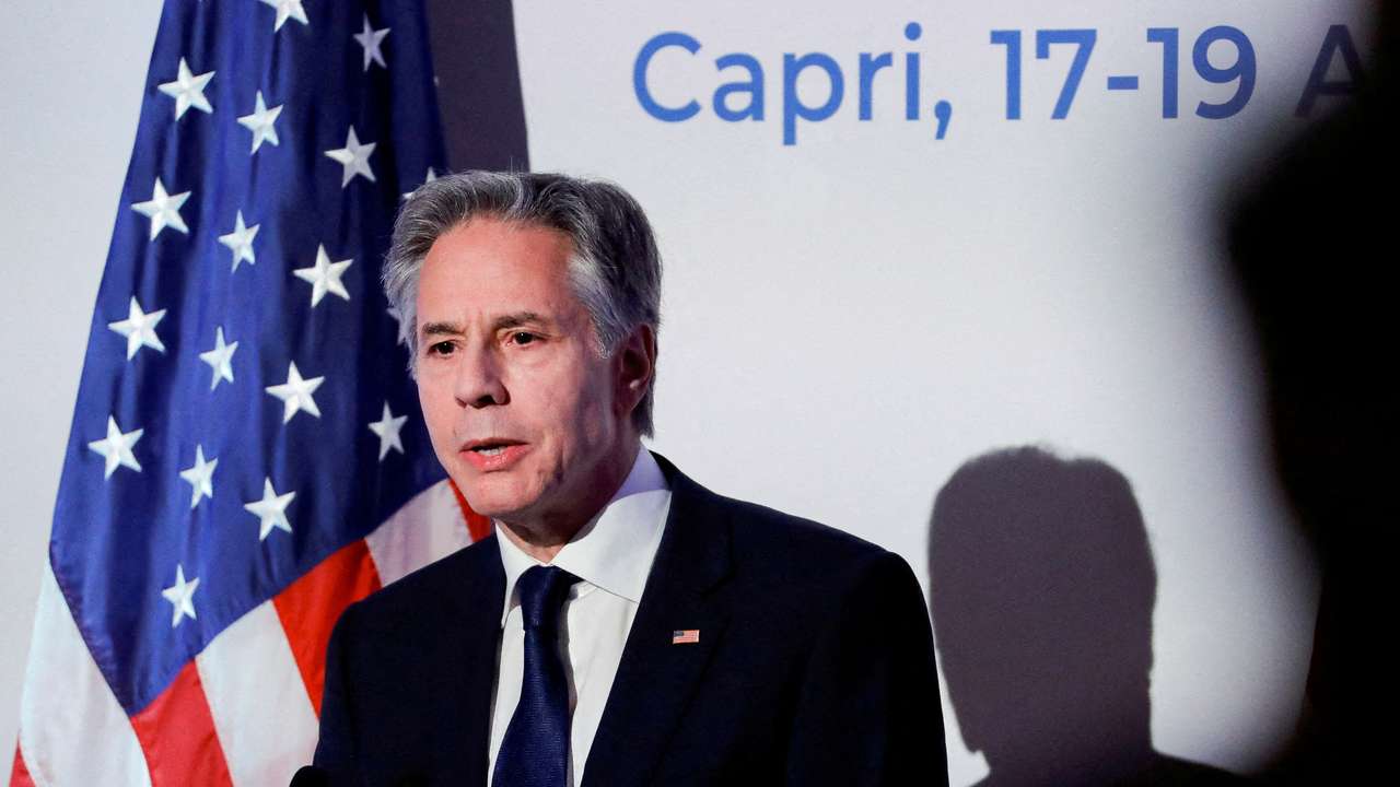 FILE PHOTO: G7 foreign ministers' meeting on the Italian island of Capri