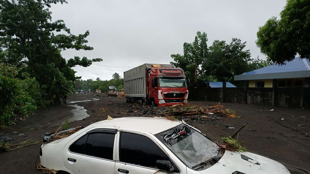 Aftermath of Tropical Storm Trami in Albay
