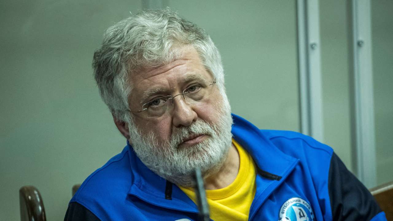 FILE PHOTO: Ukrainian business tycoon Kolomoisky appears at a court session in Kyiv