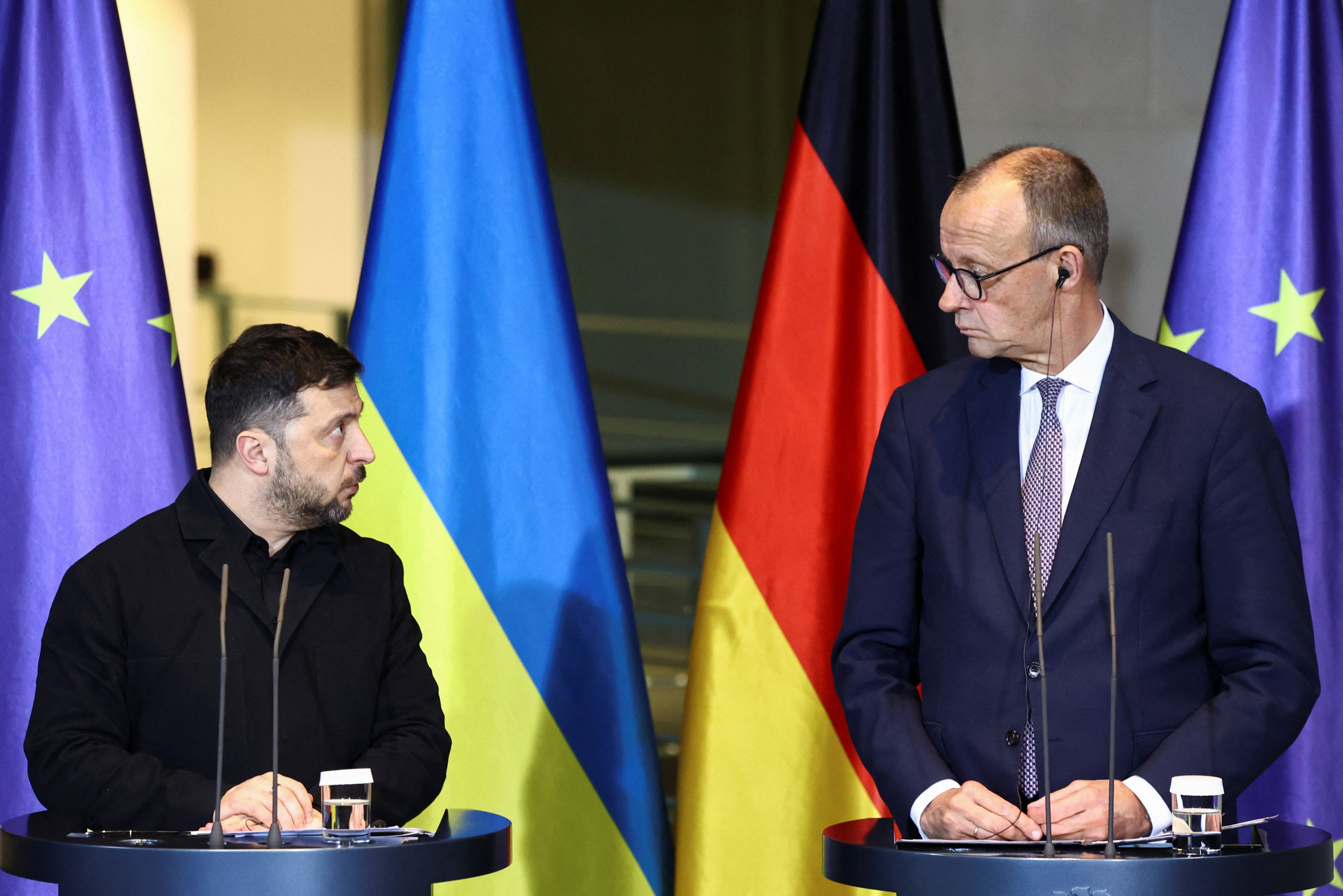 Ukraine's President Volodymyr Zelenskiy visits Berlin