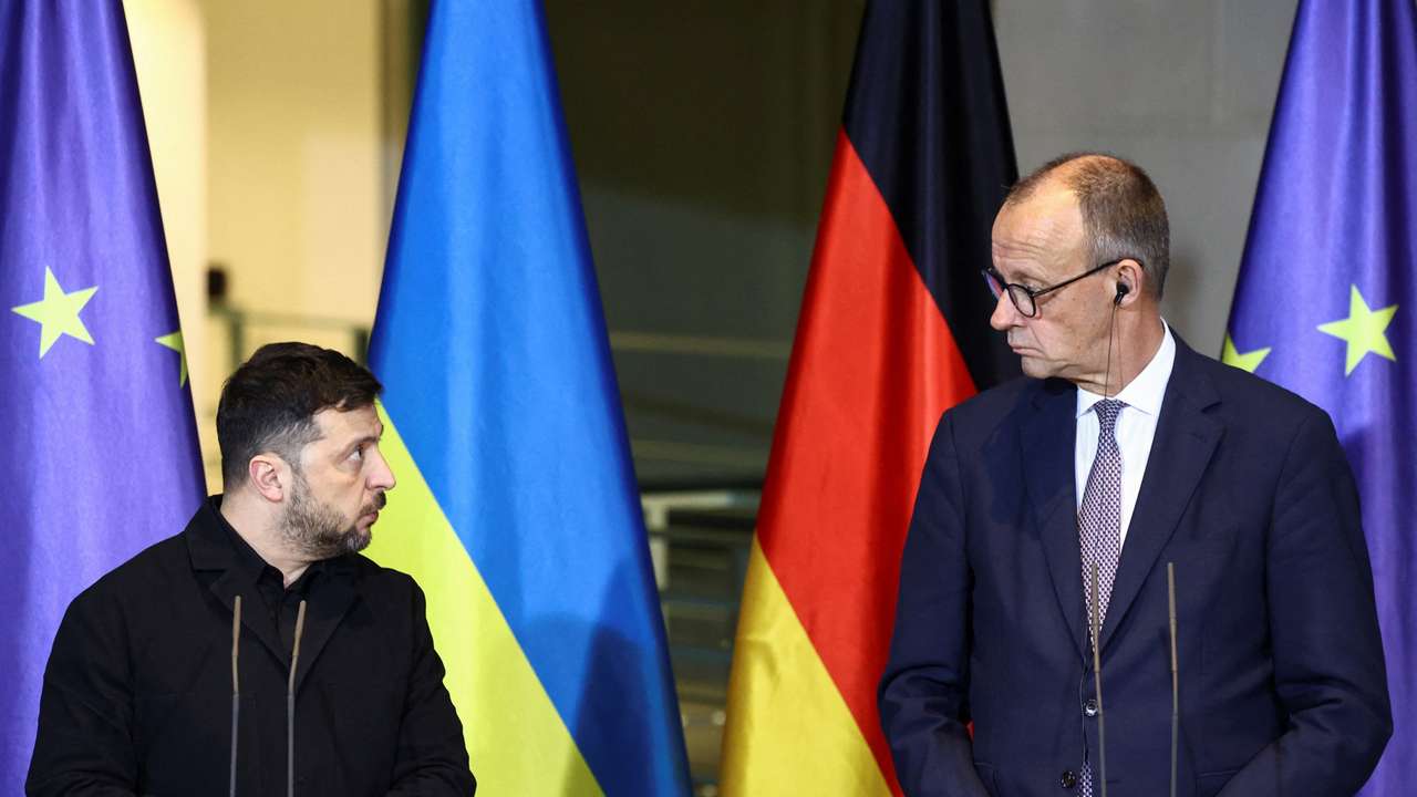 Ukraine's President Volodymyr Zelenskiy visits Berlin
