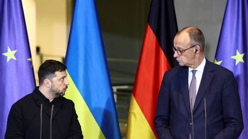 Ukraine's President Volodymyr Zelenskiy visits Berlin