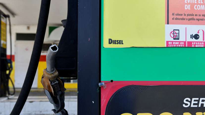 A pump is pictured at a petrol station, in Havana
