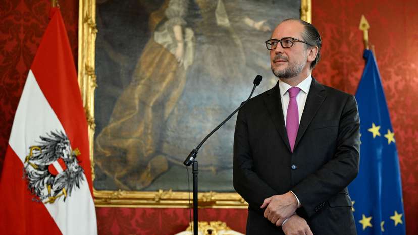 Swearing-in ceremony of Chancellor of the People's Party (OVP) Alexander Schallenberg in Vienna