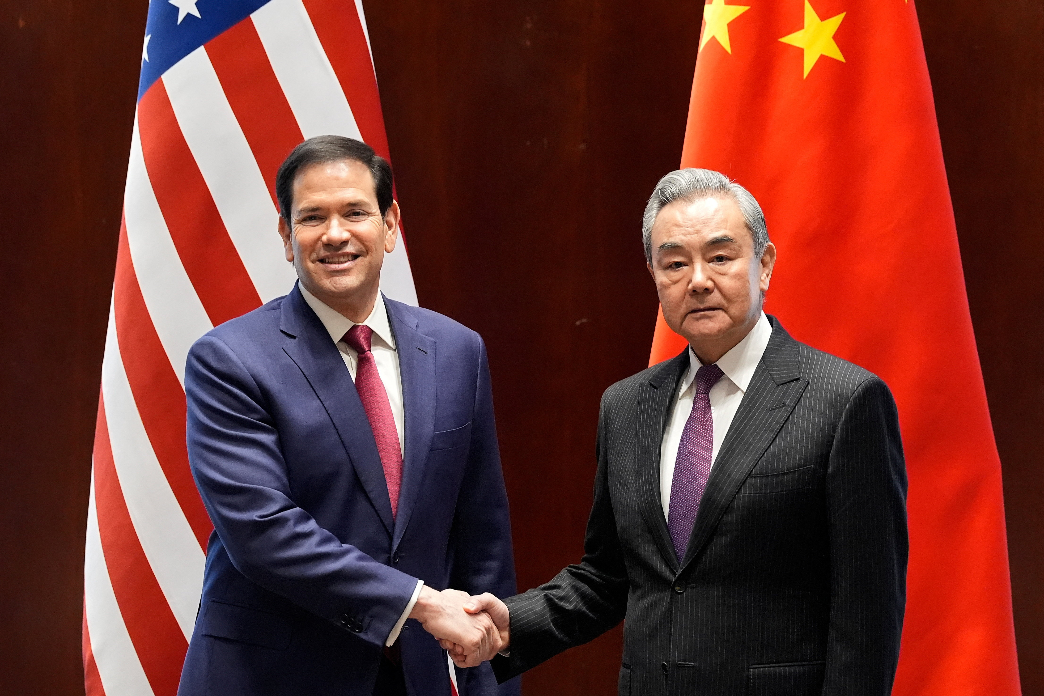 U.S. Secretary of State Marco Rubio meets China's Foreign Minister Wang Yi in Munich