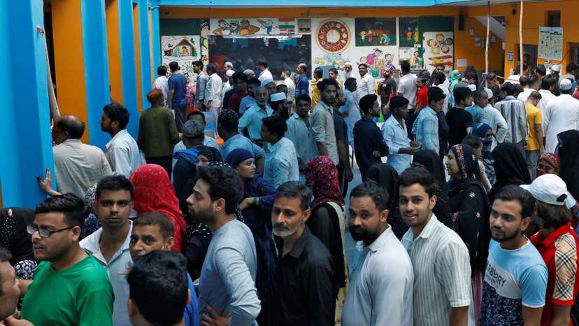 Voting in the sixth phase of India's general election