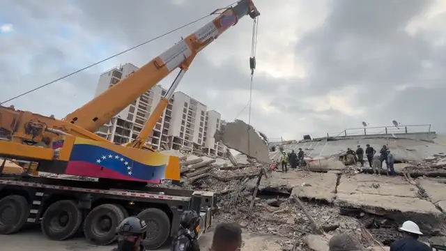 Mother and children rescued in Venezuela rubb