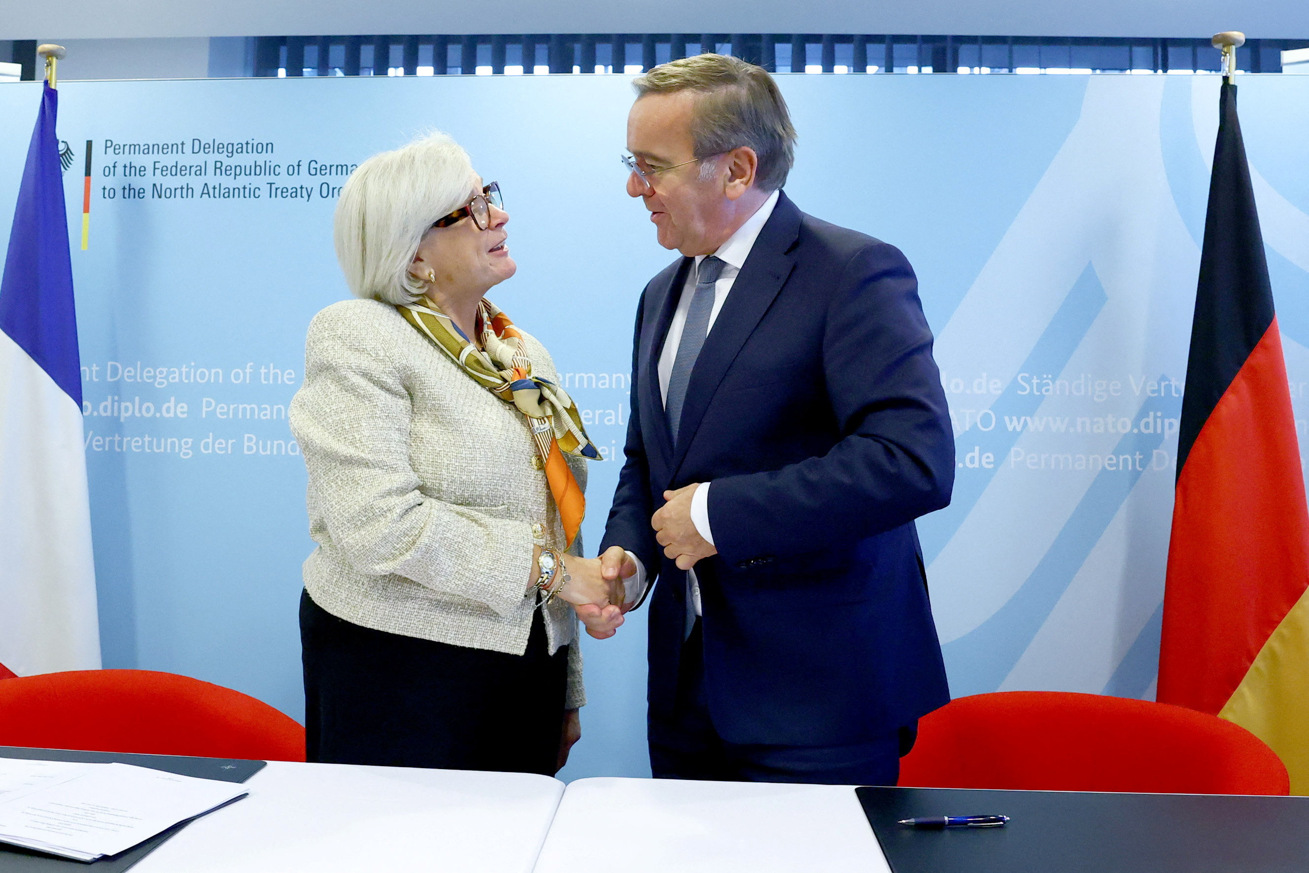 Defence ministers meet at NATO headquarters, in Brussels