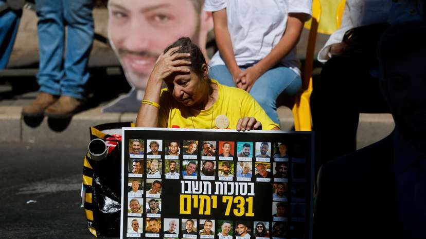 Two-year anniversary of the deadly October 7, 2023 attack on Israel by Hamas, in Jerusalem
