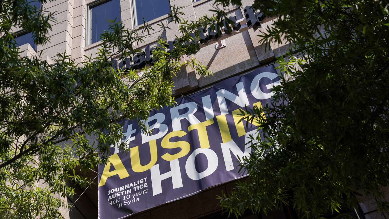 Washington Post staff honors detained journalist Austin Tice in Washington
