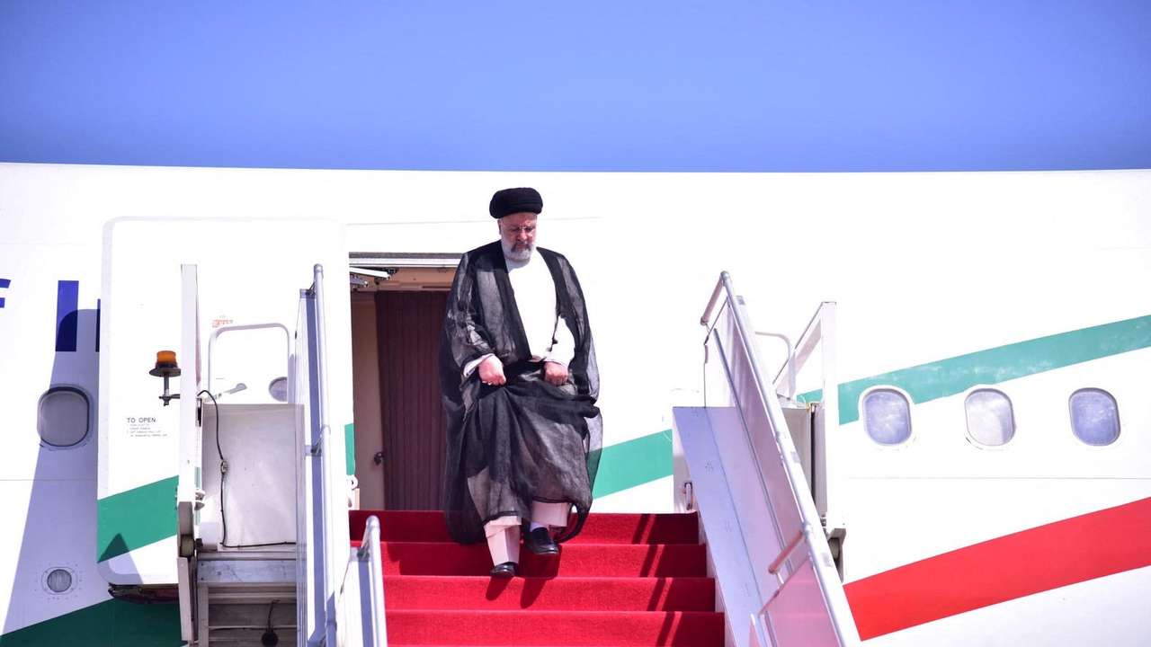 Iranian President Ebrahim Raisi arrives on a three-day official visit in Islamabad