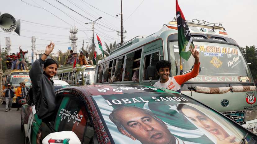 Election campaign rally by Bilawal Bhutto Zardari in Karachi