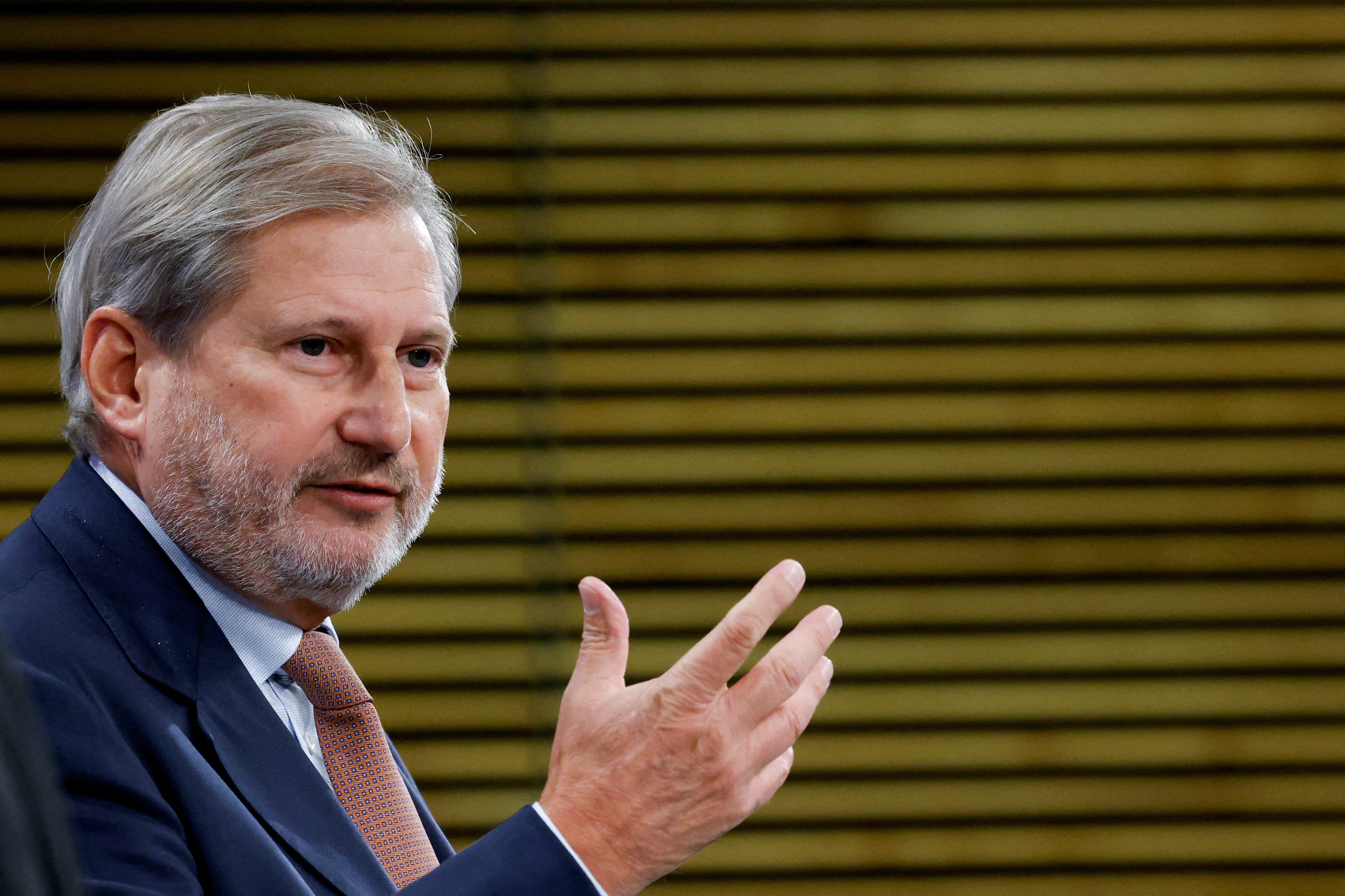 FILE PHOTO: News conference on a plan to provide regular financial support to Ukraine, in Brussels