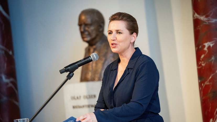 FILE PHOTO: Danish Prime Minister Mette Frederiksen