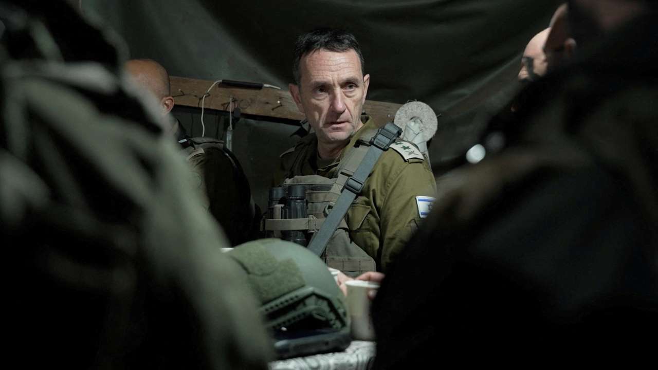 FILE PHOTO: Israeli military Chief of General Staff Herzi Halevi visits the northern Israel