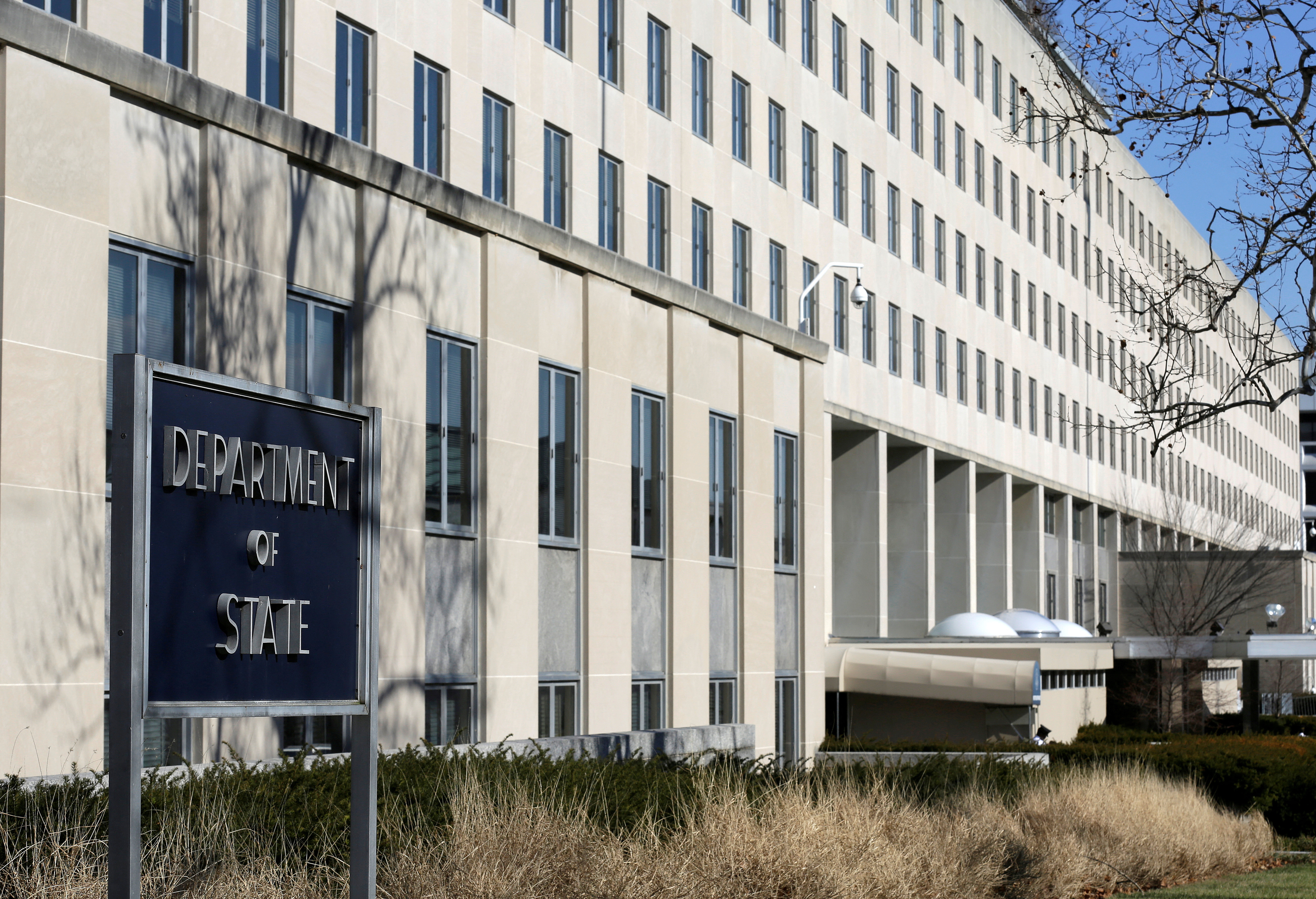 FILE PHOTO: The State Department Building is pictured in Washington