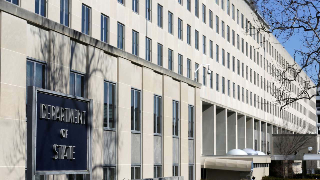 FILE PHOTO: The State Department Building is pictured in Washington