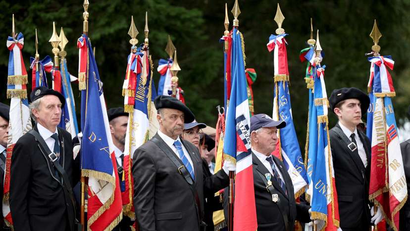 FILE PHOTO: French President Macron commemorates the 80th anniversary of the battle of Glieres