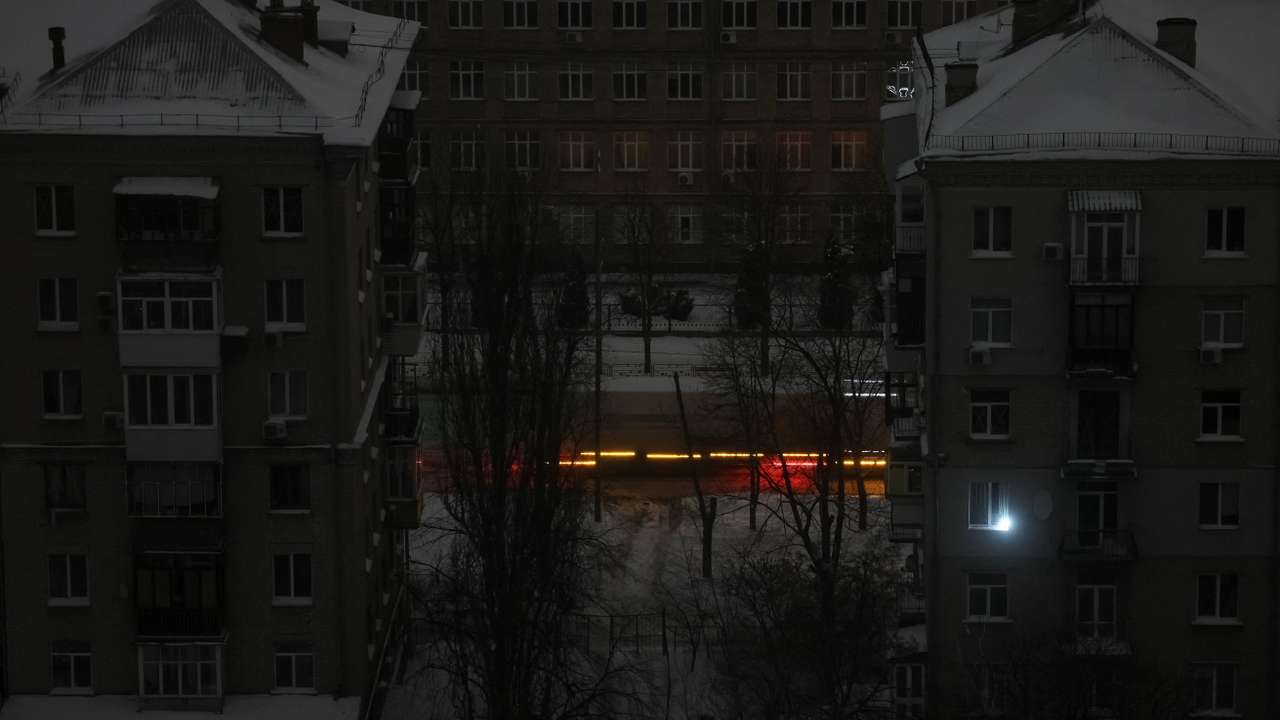 Power blackout in Kyiv