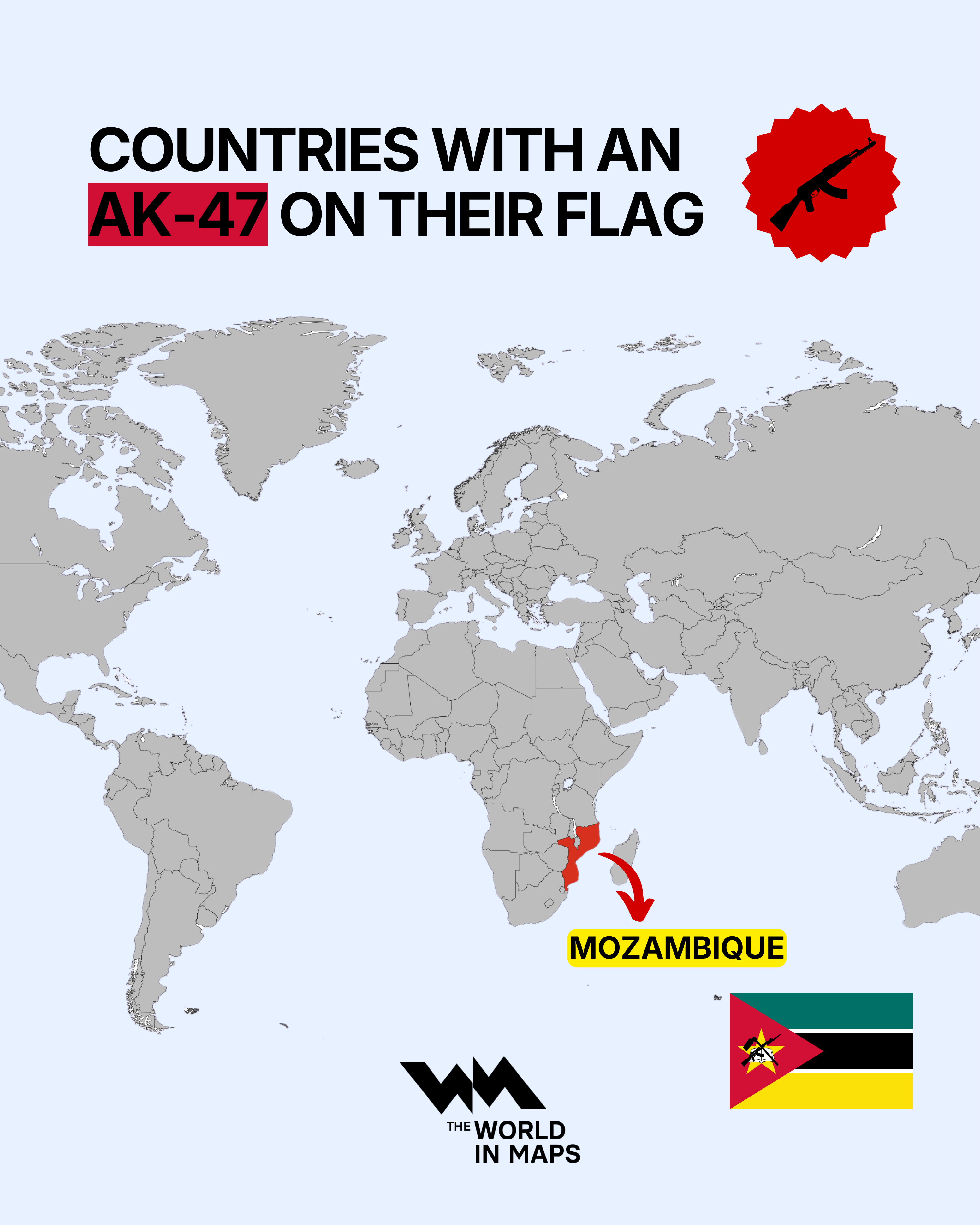Why Mozambique remains the only country with an AK-47 on its flag
