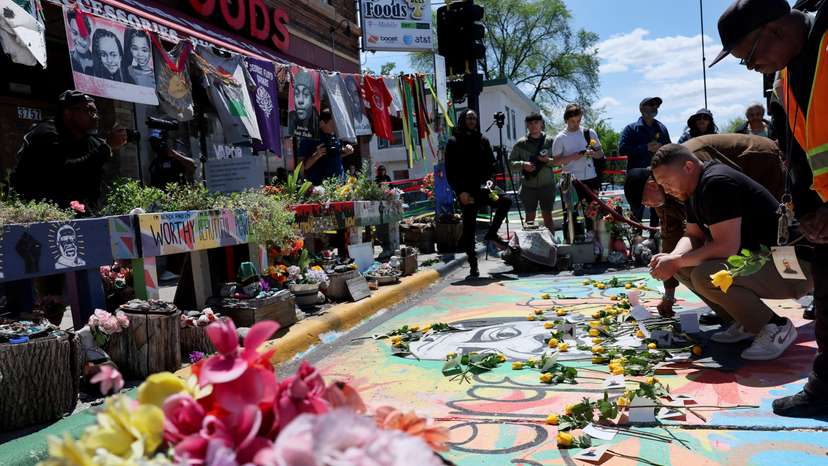 The fifth anniversary of the murder of George Floyd in Minneapolis, MN