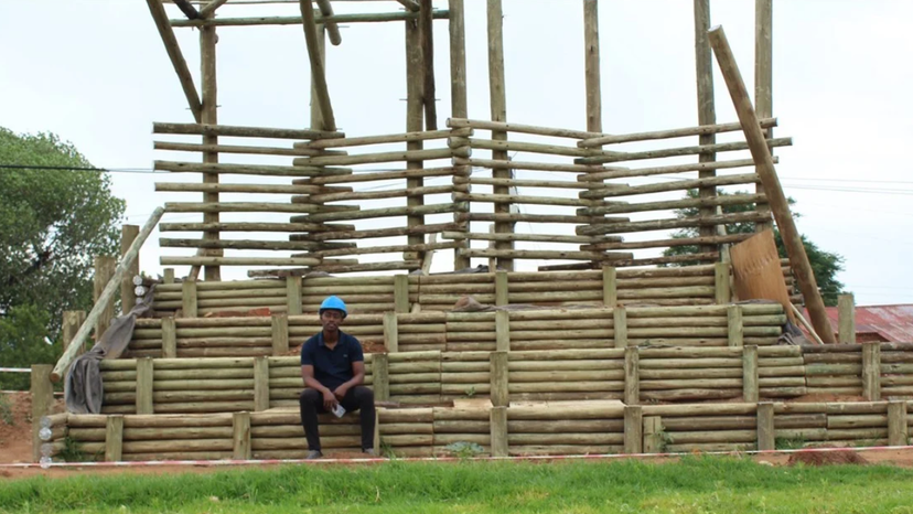 Lesotho stadium timber