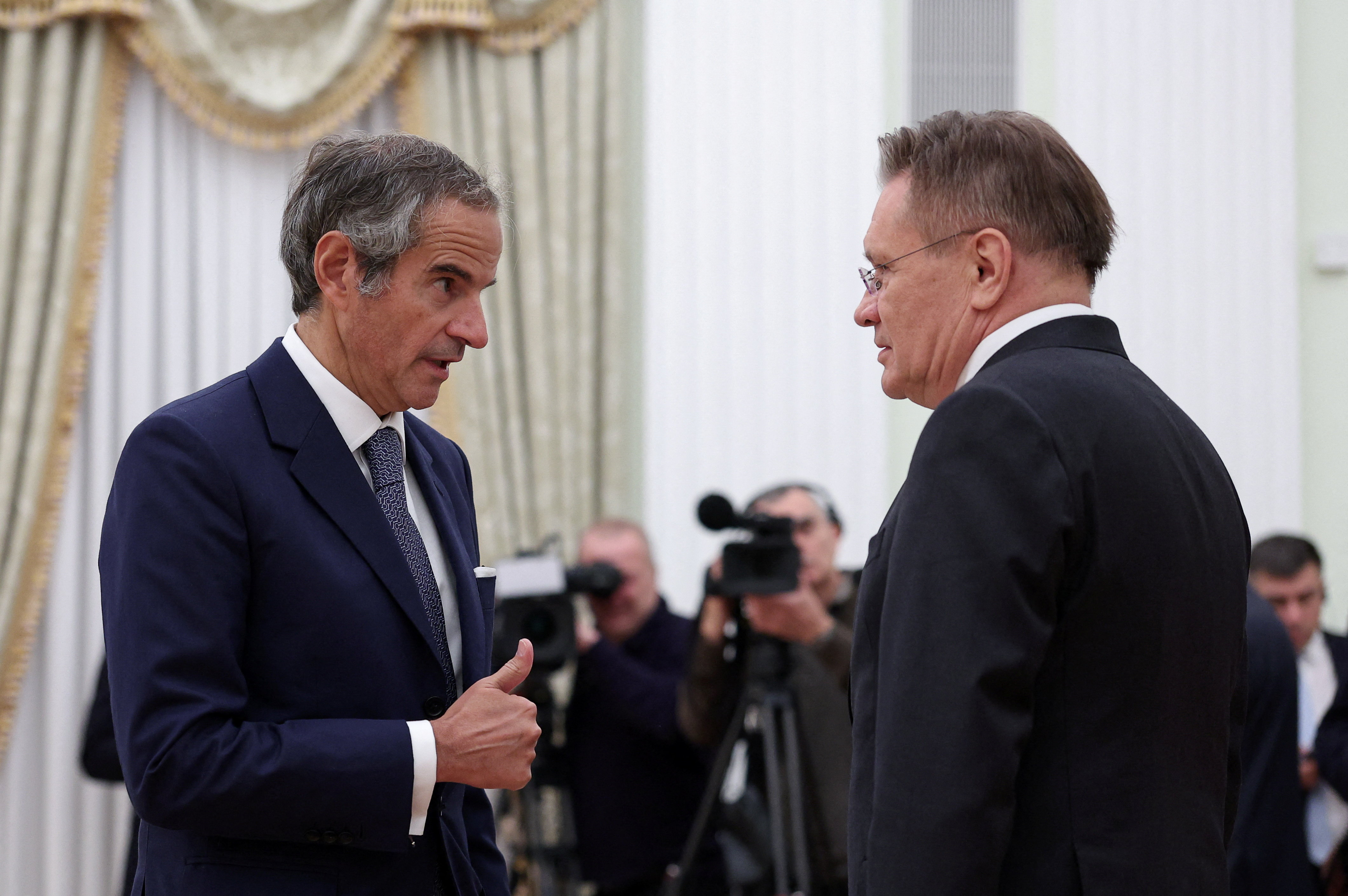 Russia's President Putin and IAEA head Grossi meet in Moscow