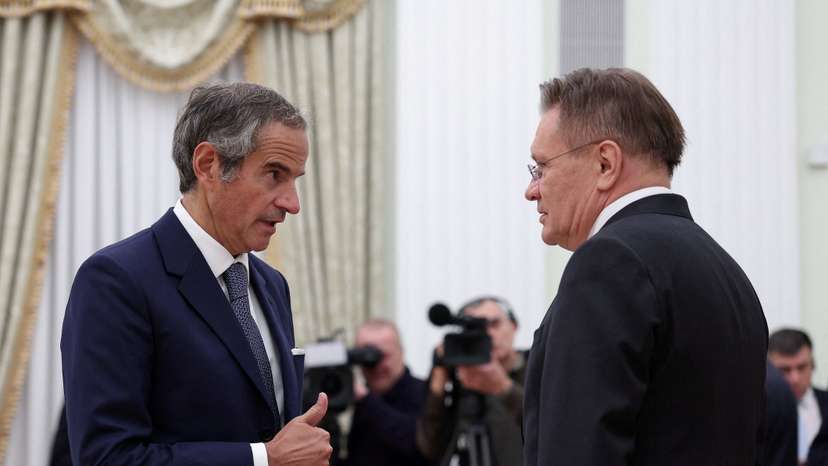 Russia's President Putin and IAEA head Grossi meet in Moscow