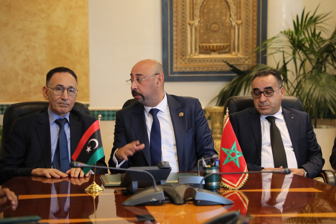 Moroccan and Lybian investors at a meeting