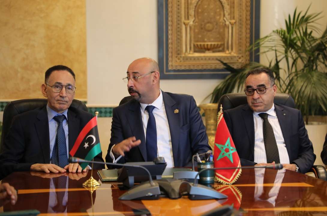 Moroccan and Lybian investors at a meeting