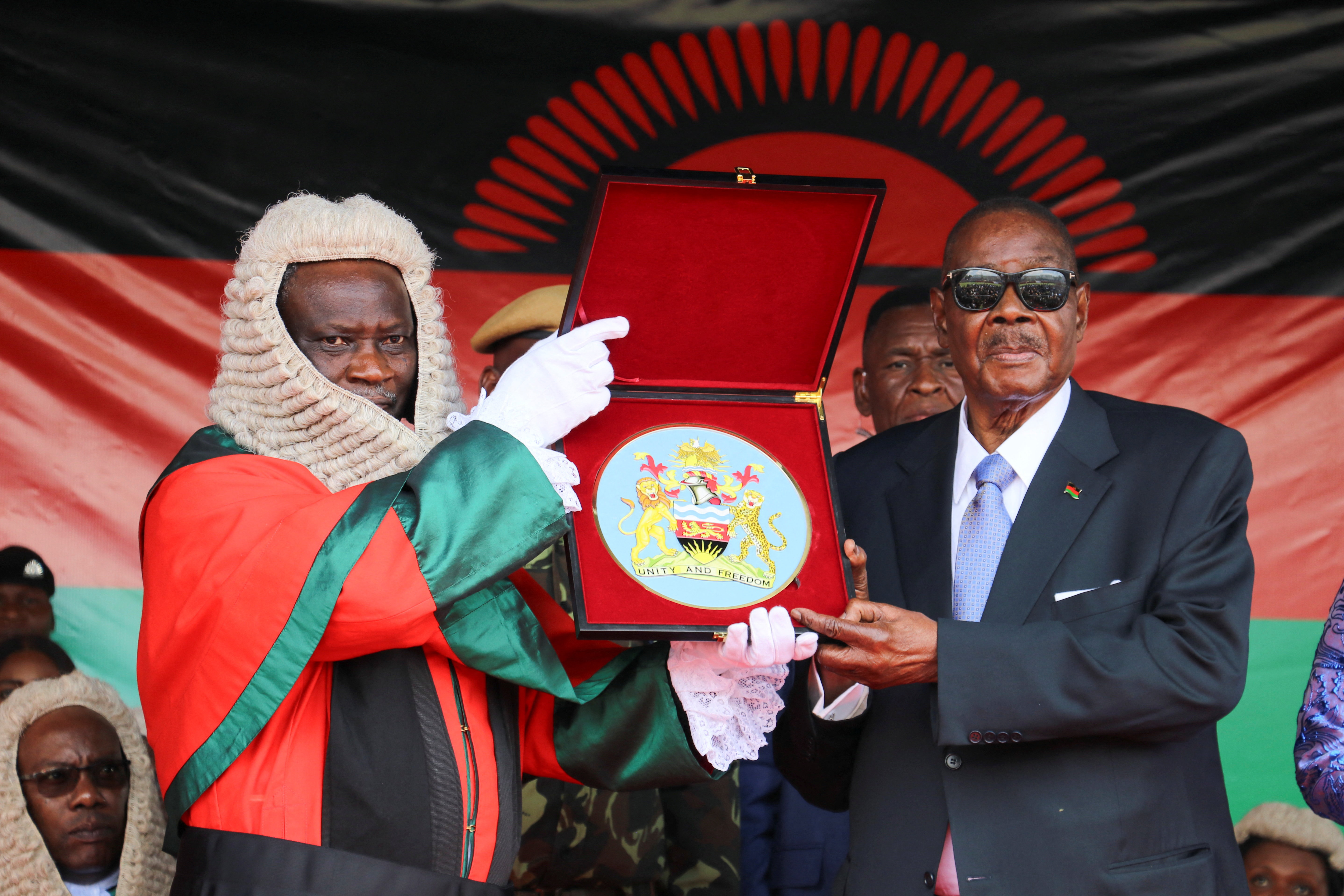 Mutharika sworn in as Malawi's seventh president
